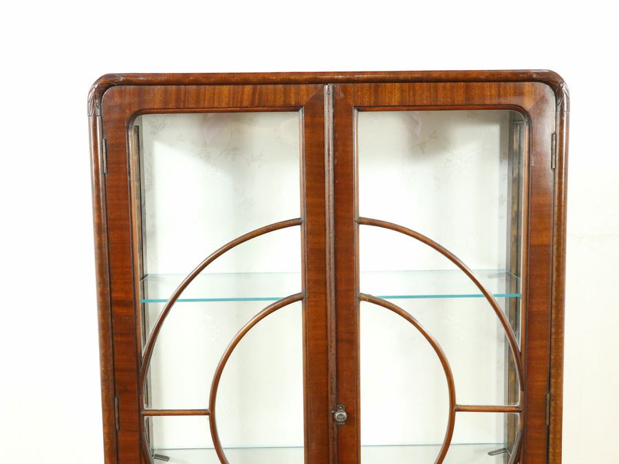 アンティーク クロス張替済ショーケース 59030