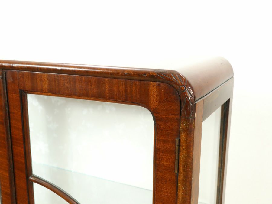 アンティーク クロス張替済ショーケース 59030