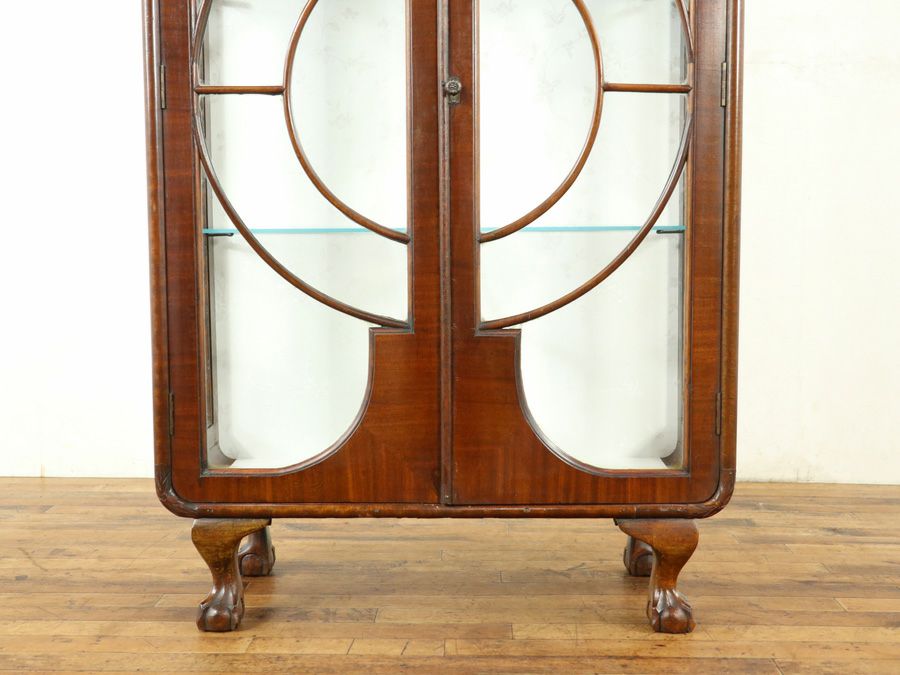 アンティーク クロス張替済ショーケース 59030