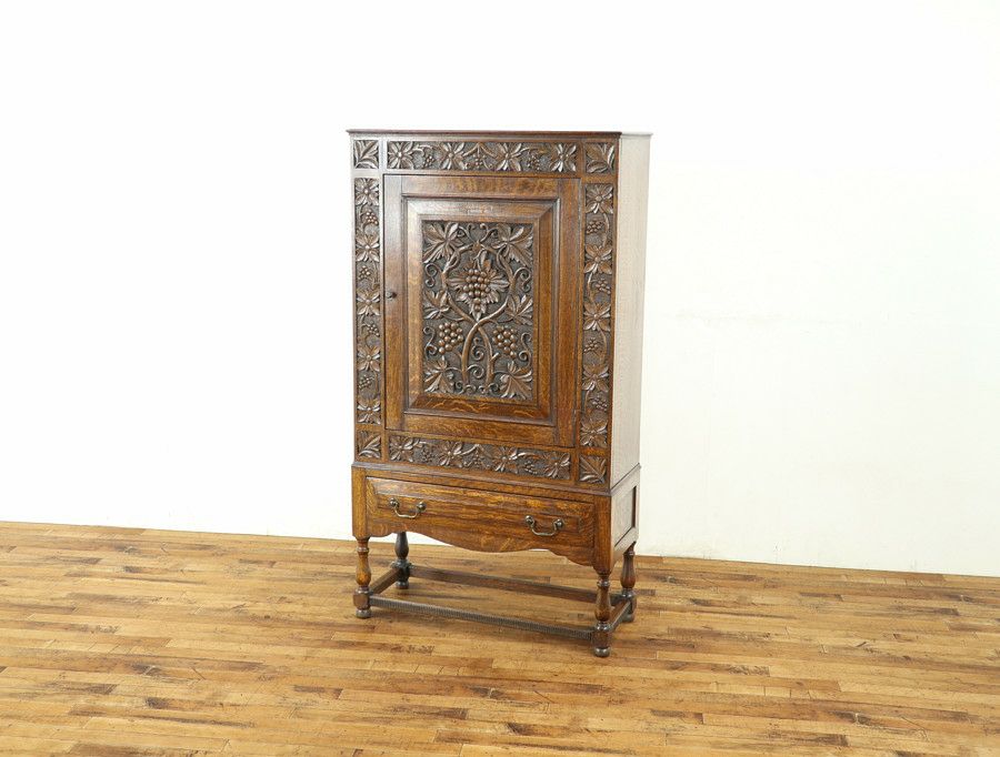 英国アンティーク家具 キャビネット 59008
