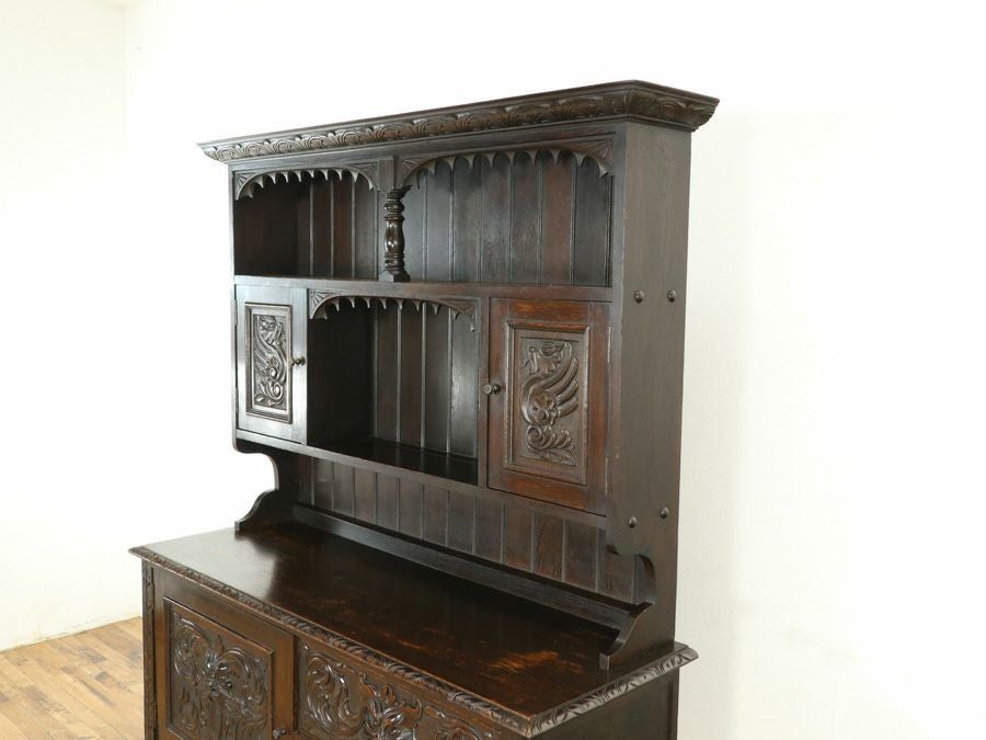 英国アンティーク家具 カップボード 59055