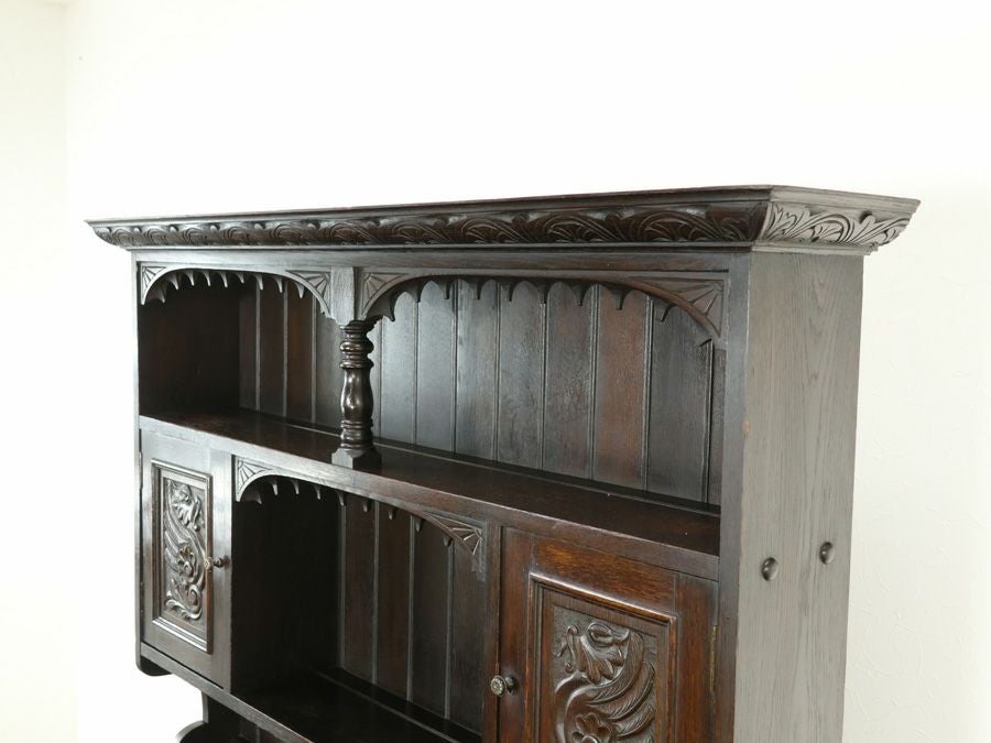 英国アンティーク家具 カップボード 59055