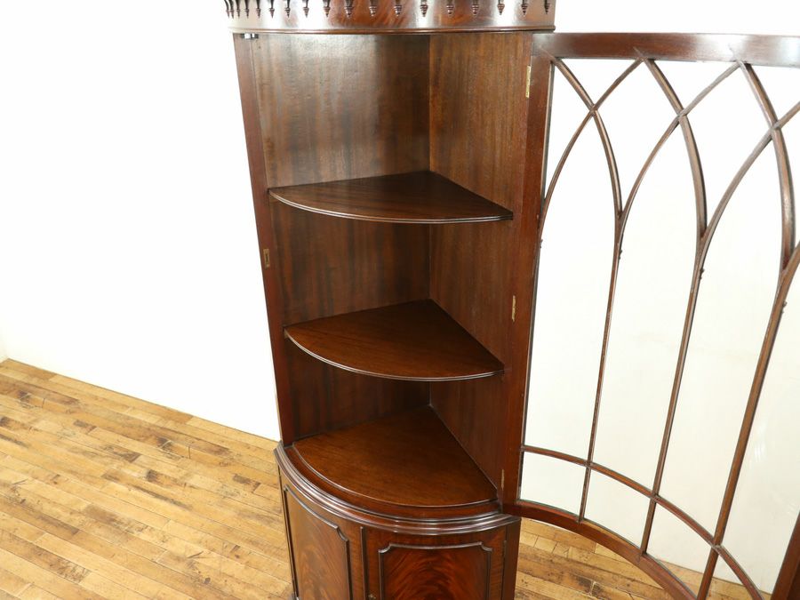 アンティーク家具 コーナーキャビネット 59127