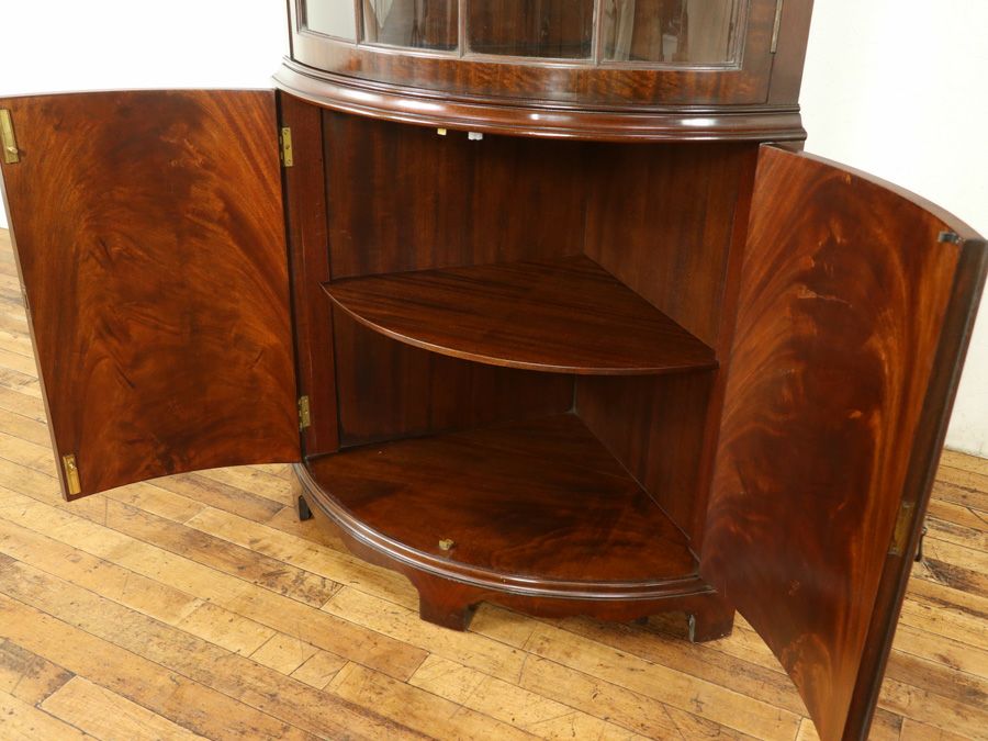 アンティーク家具 コーナーキャビネット 59127