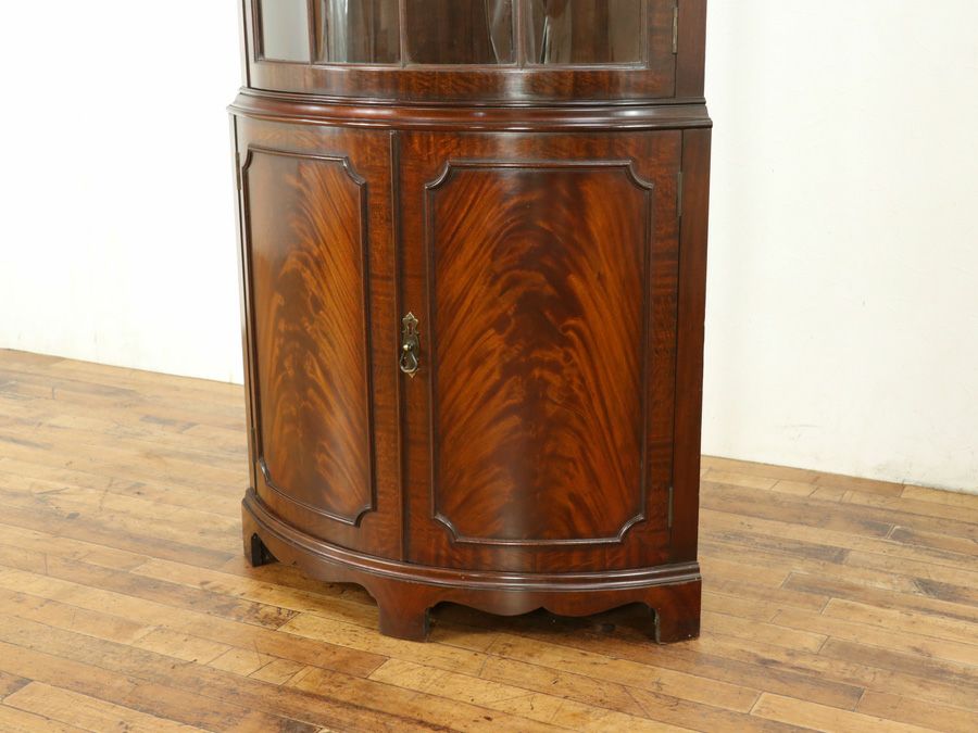 アンティーク家具 コーナーキャビネット 59127