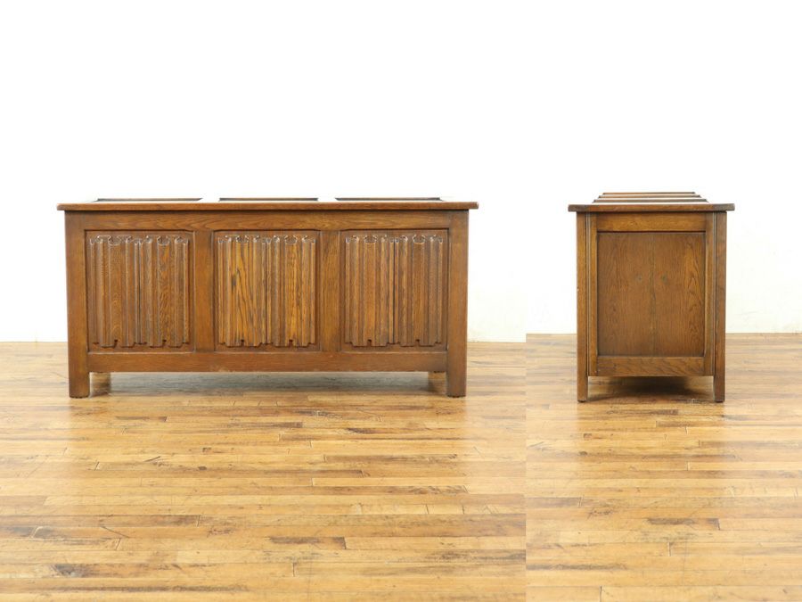 イギリス アンティーク家具 コファー 59080