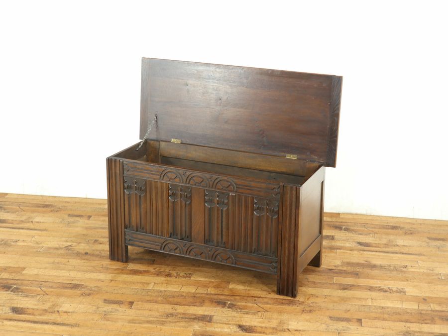 イギリス アンティーク家具 コファー 59083