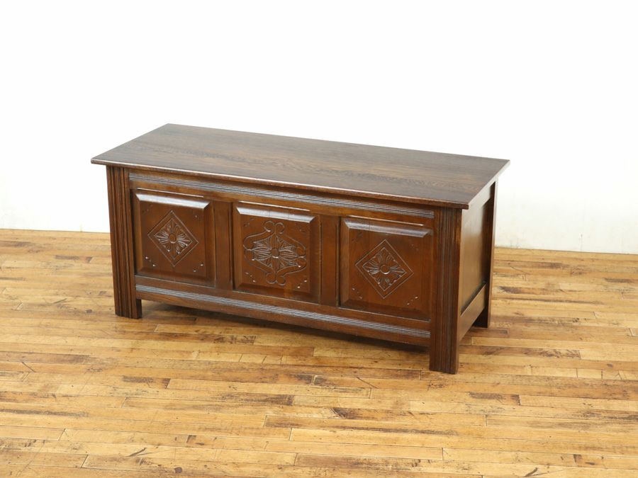 英国アンティーク家具 コファー 59079