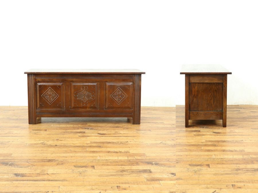 英国アンティーク家具 コファー 59079