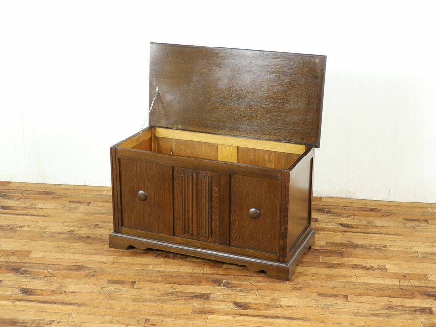 英国アンティーク家具 コファー 59081