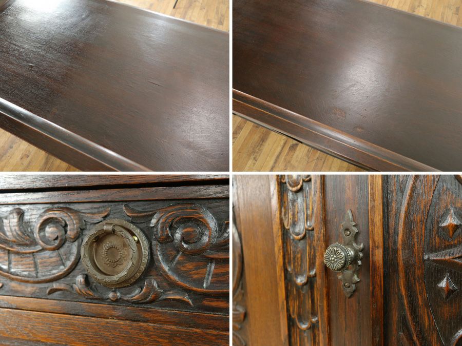 英国アンティーク家具 サイドボード 64302a