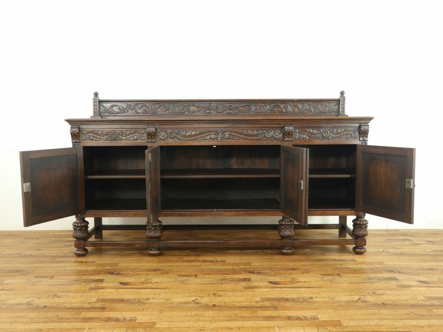英国アンティーク家具 サイドボード 64302a