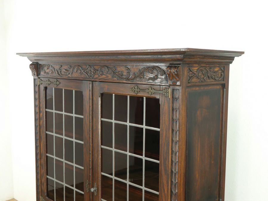 英国アンティーク家具 キャビネット 64302b