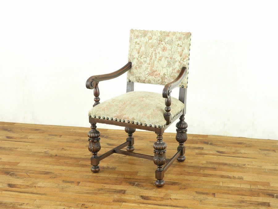 アンティーク家具 アームチェア×2 64302d