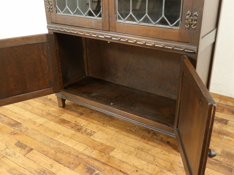 英国アンティーク家具 ブックケース 59223b