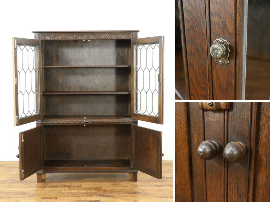 英国アンティーク家具 ブックケース 59223b