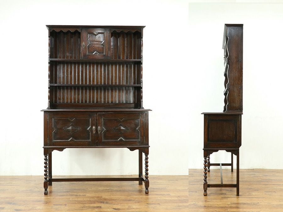 英国アンティーク家具 カップボード 59067