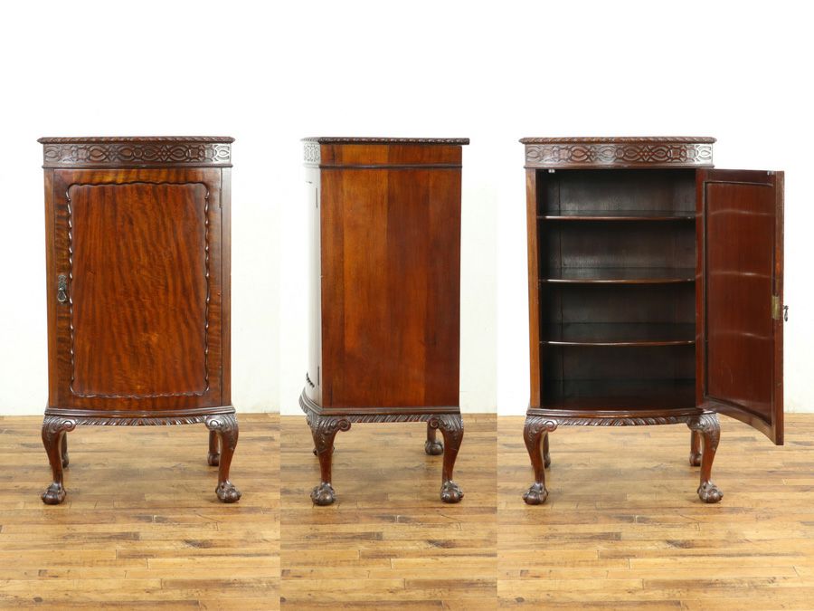 英国アンティーク家具 キャビネット 59106
