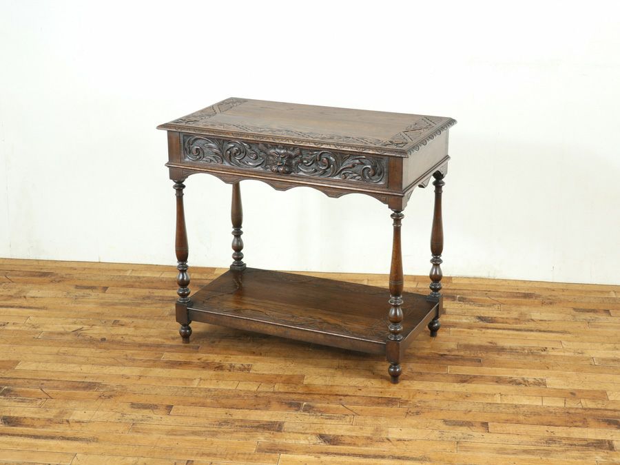 英国アンティーク家具 サイドテーブル 59192