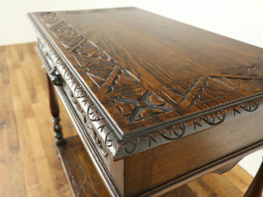 英国アンティーク家具 サイドテーブル 59192
