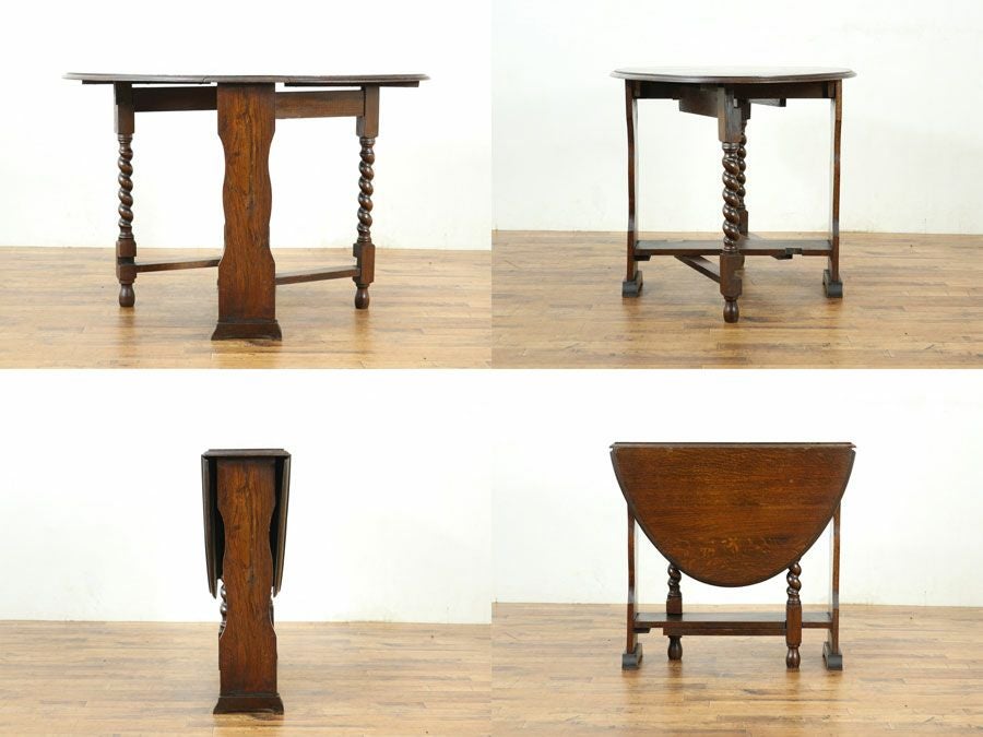英国アンティーク家具 ゲートレッグ 59120