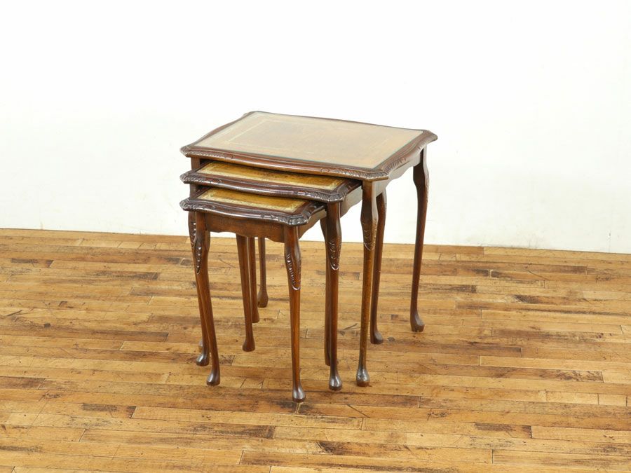 英国アンティーク家具 ネストテーブル 59021