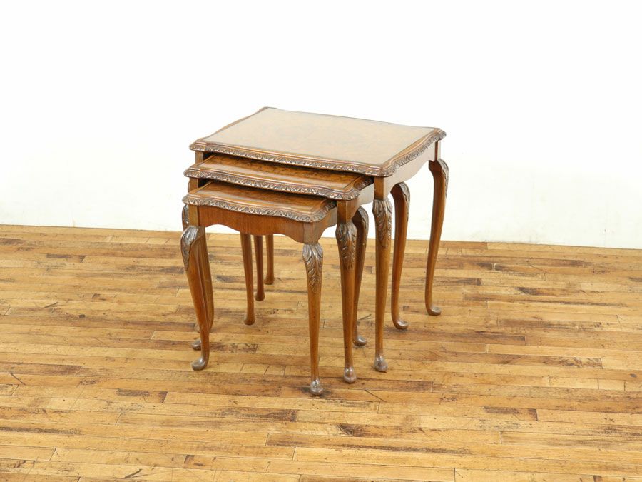 英国アンティーク家具 ネストテーブル 59012
