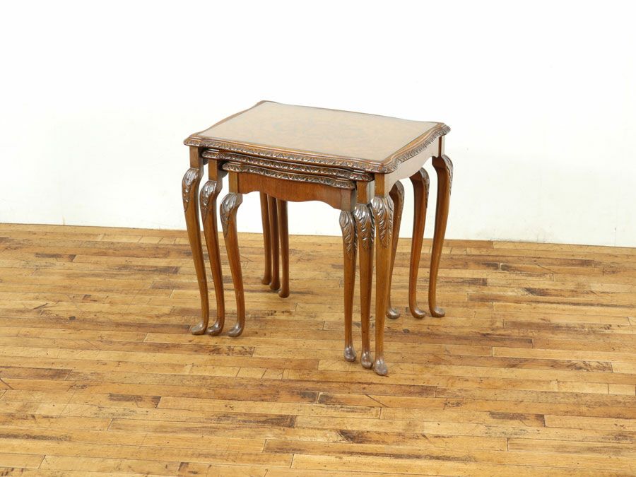 英国アンティーク家具 ネストテーブル 59012