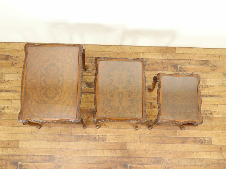 英国アンティーク家具 ネストテーブル 59012