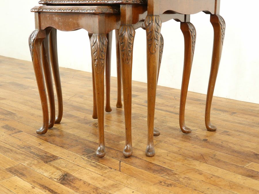 英国アンティーク家具 ネストテーブル 59012