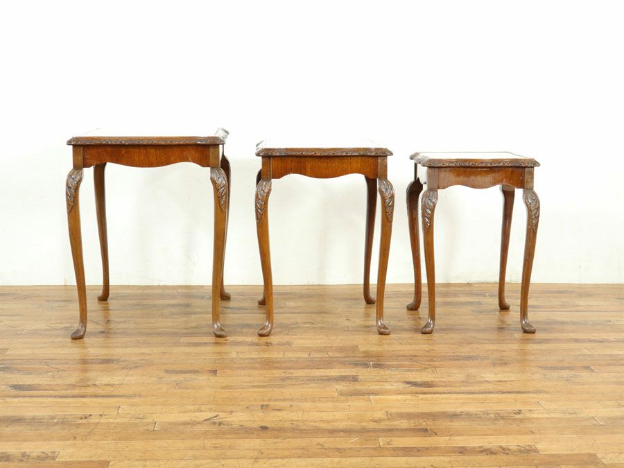 英国アンティーク家具 ネストテーブル 59012