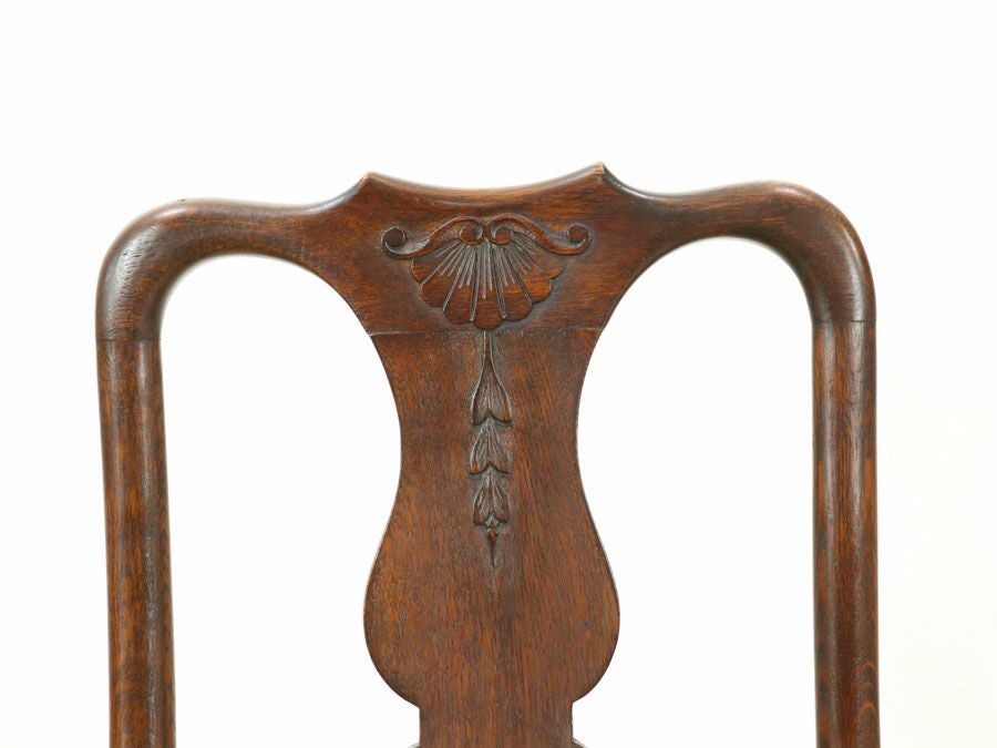 イギリス アンティーク 張替済チェア 59064