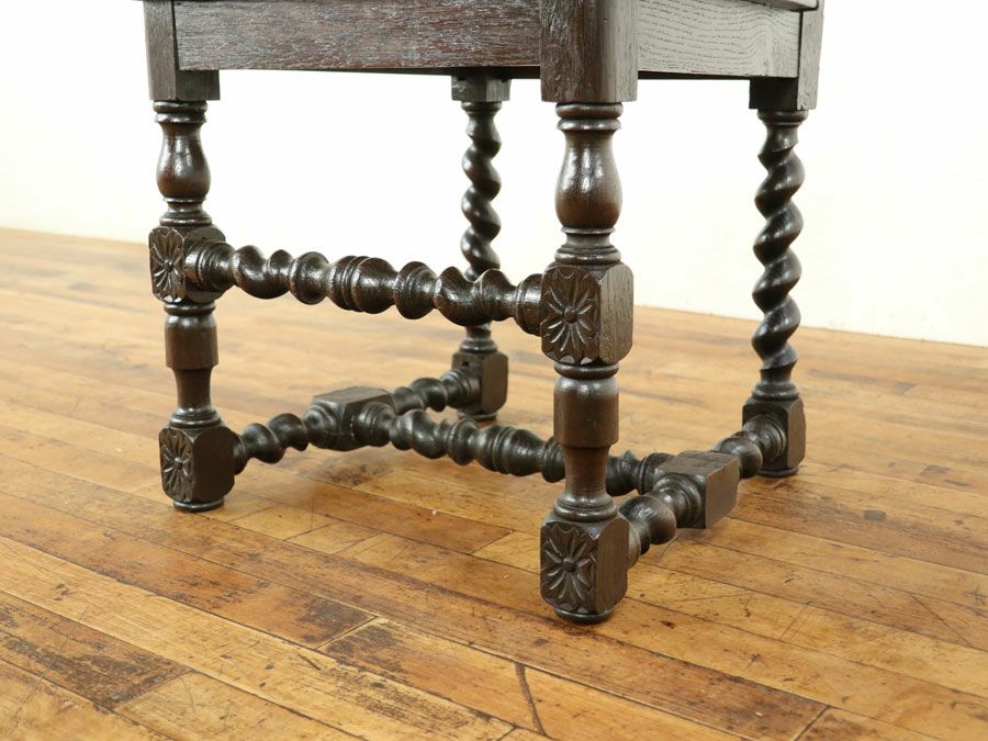 フランス アンティーク 張替済チェア 70485b