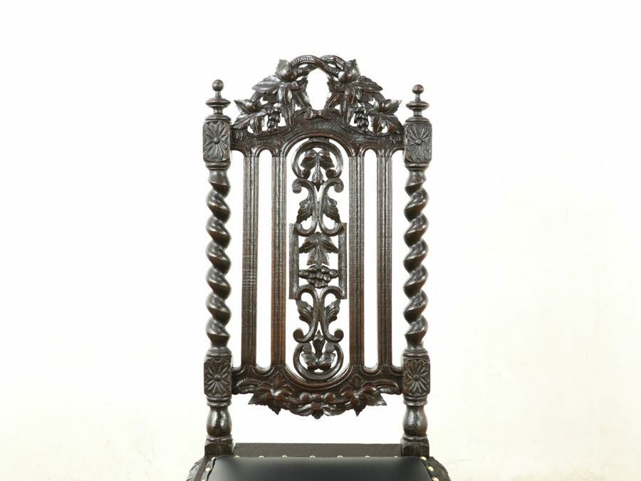 フランス アンティーク 張替済チェア 70485c