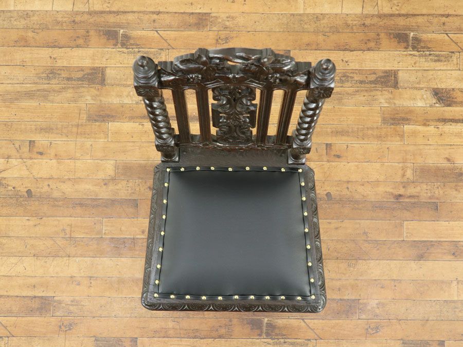 フランス アンティーク 張替済チェア 70485c