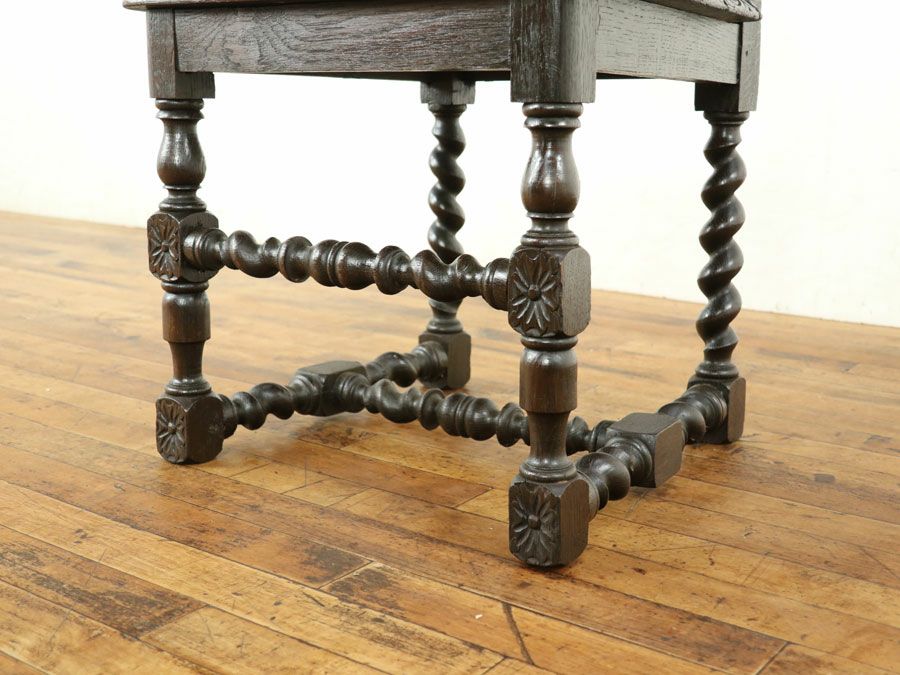 フランス アンティーク 張替済チェア 70485d