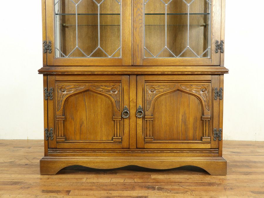 英国アンティーク家具 キャビネット 59126