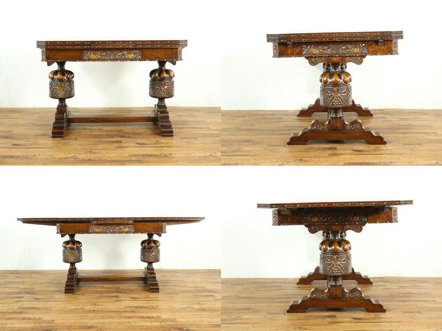 ドローリーフテーブル　アンティークフレックス