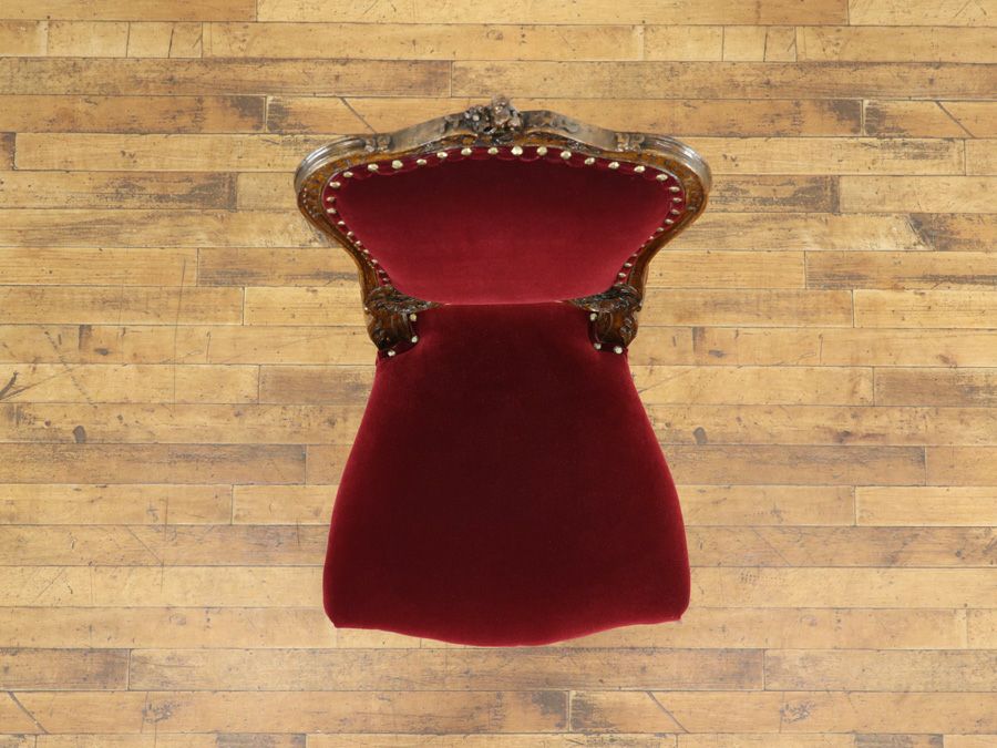 アンティーク家具 張替済チェア 64802d