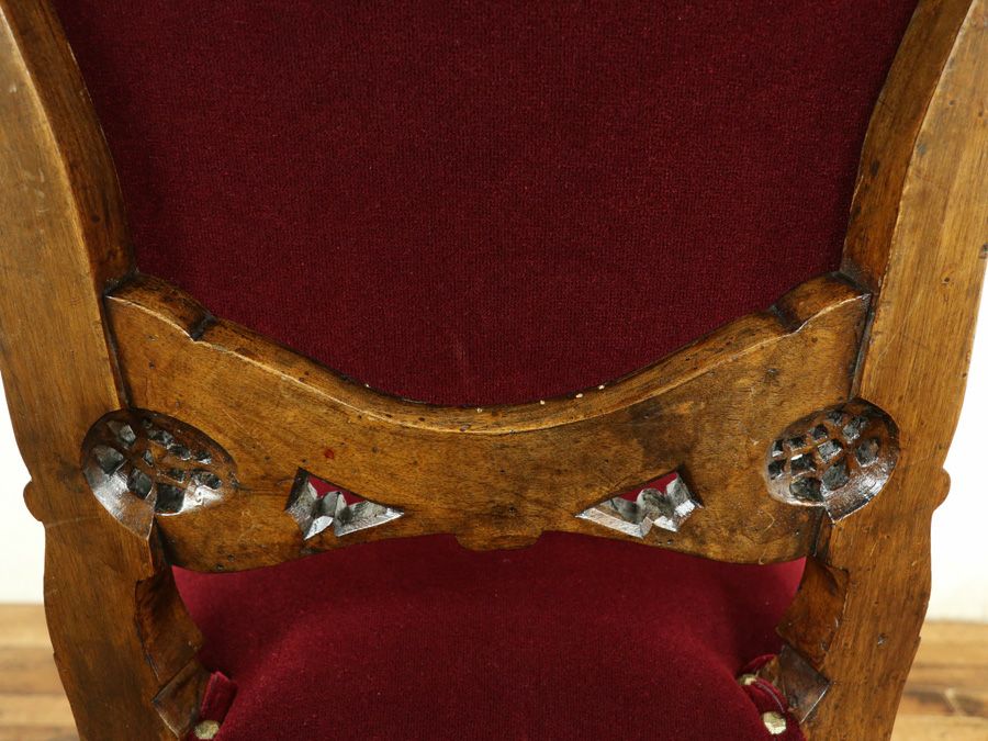 アンティーク家具 張替済チェア 64802d