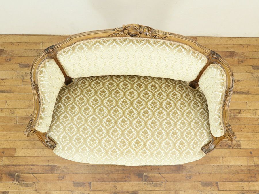 アンティーク家具 張替済ソファ 64895a