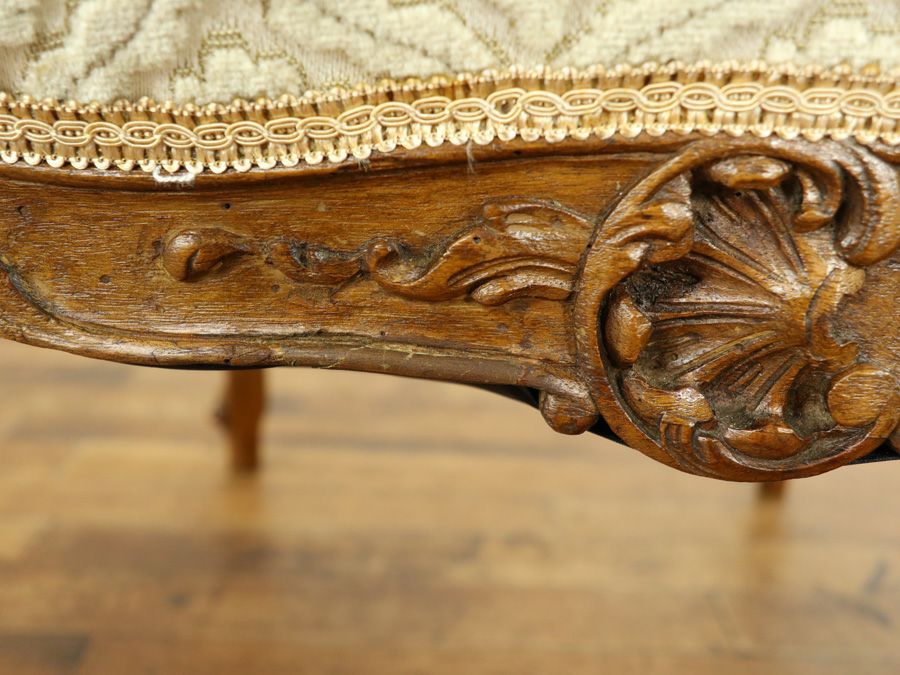 アンティーク家具 張替済アームチェア 64895b