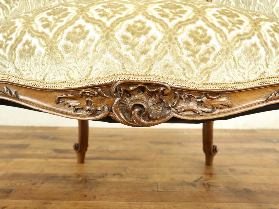 アンティーク家具 張替済アームチェア 64895c