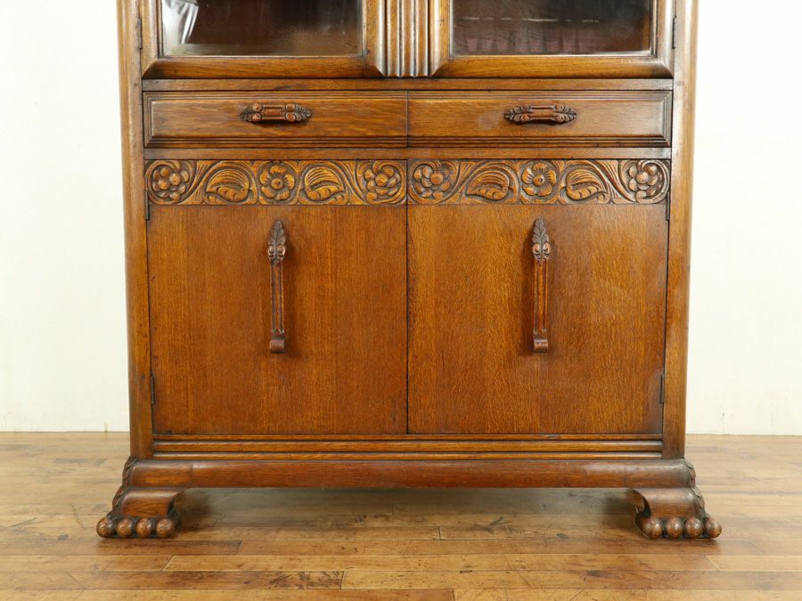 アンティーク家具 ブックケース 59358