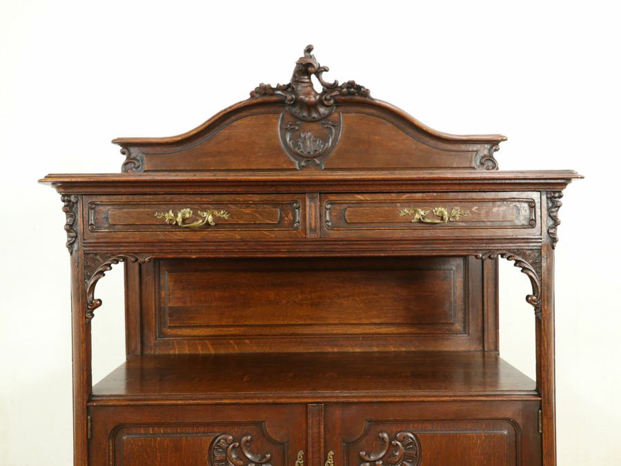 アンティーク家具 キャビネット 65045