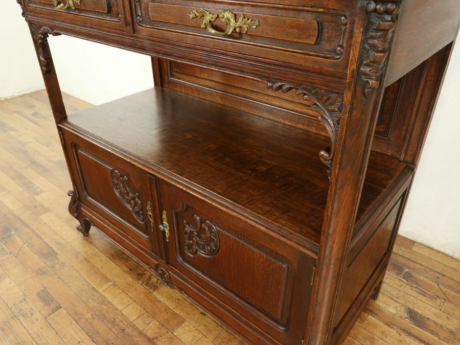 アンティーク家具 キャビネット 65045