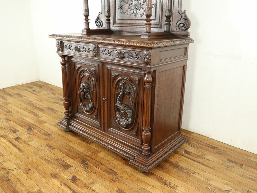 アンティーク家具 キャビネット 65064