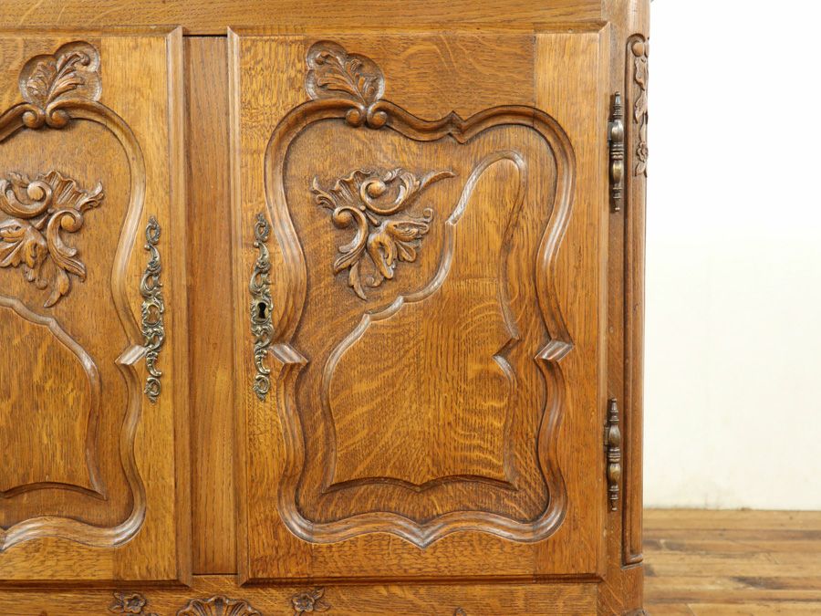 アンティーク家具 キャビネット 65077