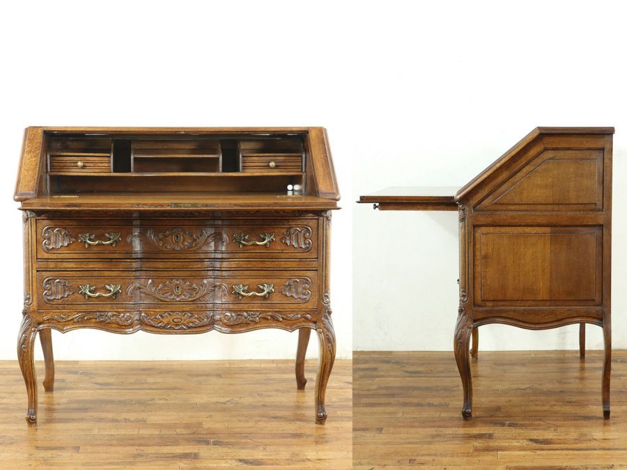 アンティーク家具 ビューロー 65165