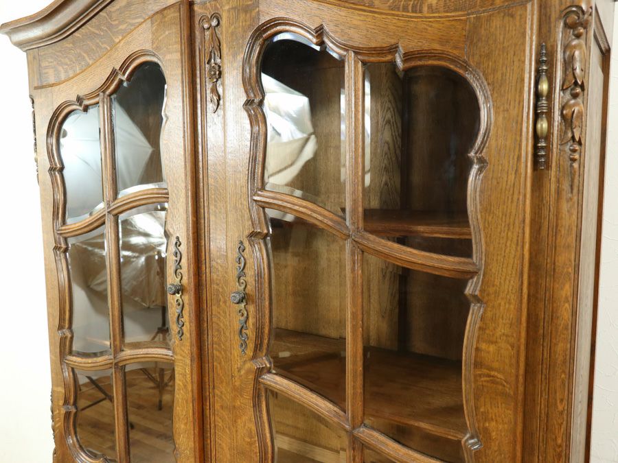 アンティーク家具 キャビネット 65136